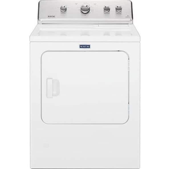 Maytag White Electric Dryer With Wrinkle Control