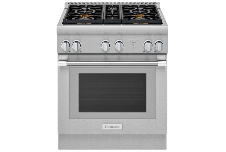 Thermador Dual Fuel Professional Range 30'' Pro Harmony® Standard Depth Stainless Steel PRD304WHU