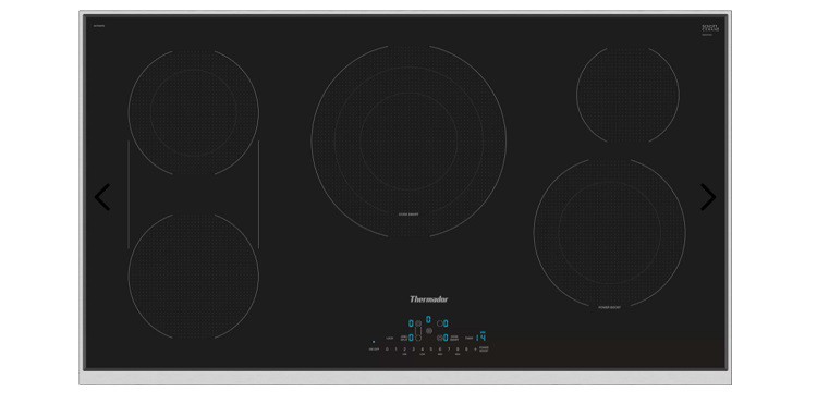 Thermador Touch Control Electric Cooktop 36'' Black CET366TB