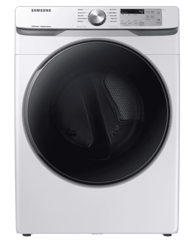 7.5 cu. ft. Electric Dryer with Steam Sanitize+ in White