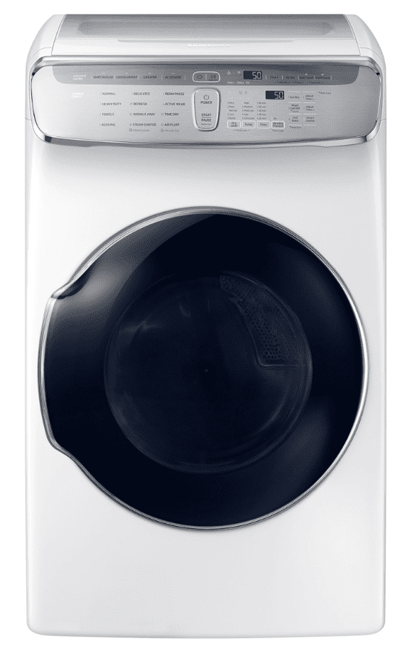 7.5 cu. ft. Smart Electric Dryer with FlexDry™ in White