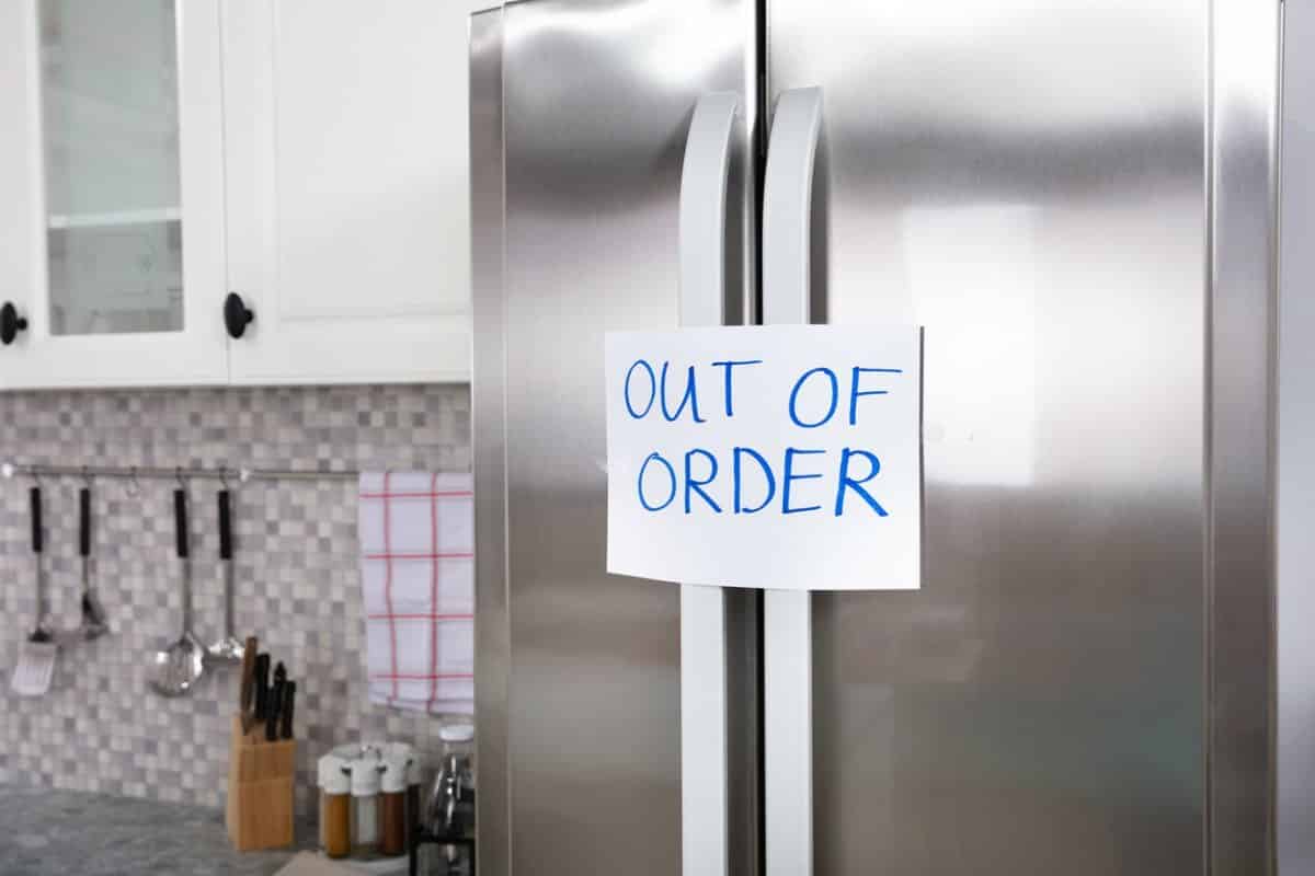 fridge out of order