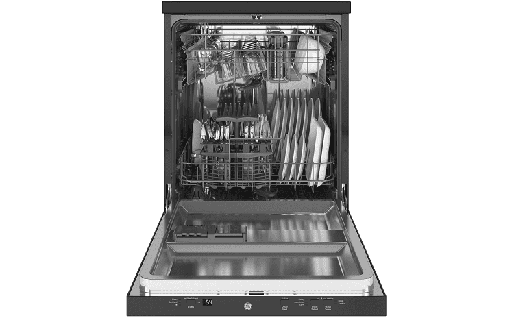 GE Model GPT225SGLBB 24" Stainless Steel Interior Portable Dishwasher